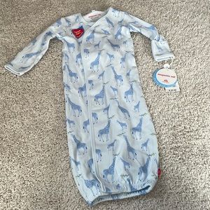 Baby magnetic open sleep gown